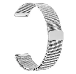 Міланський сітчастий ремінець Primo для годинника Samsung Galaxy Watch 42 мм (SM-R810) Silver - мініатюра 3
