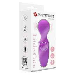 Вібромасажер Pretty Love Mini Stick Little Cute 12 см фіолетовий - мініатюра 10