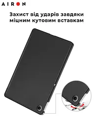 Чехол AIRON Premium для Lenovo Tab M10 4th Gen 2025 TB-311FU / TB-311XU с защитной пленкой и салфеткой black - мініатюра 8