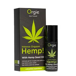 Посилювач оргазму Intense Orgasm Hemp!, 15 мл. з олією канабісу Orgie (Бразилія-Португалія)