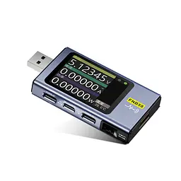 USB тестер Fnirsi FNB58 напруги (4-28V) та струму (0-7A) Box - мініатюра 2
