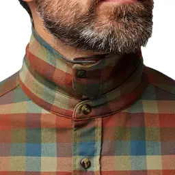 Сорочка Fjallraven Lappland Stretch Flannel Shirt M XL laurel green/autumn leaf - мініатюра 4