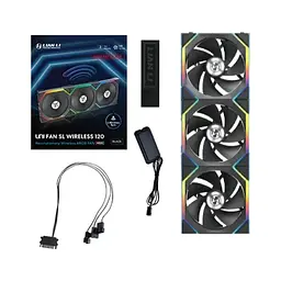 Кулер до корпусу Lian Li Uni Fan SL WIRELESS 120-3 REVERSE BLAD (G99.12RSL1W3B.00) - мініатюра 5