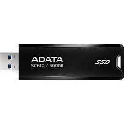 Зовнішній SSD накопичувач ADATA SC610 500GB Black (SC610-500G-CBK/RD) [168832]