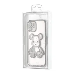 Чохол Shining Bear Case Protected Camera iPhone 12 Black - мініатюра 2
