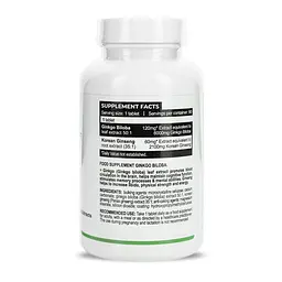 Екстракт гінкго білоба та женьшеню корейського Progress Nutrition Ginkgo Biloba + Ginseng Extracts, 90 таблеток - мініатюра 2