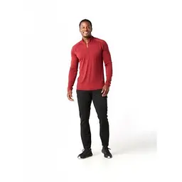 Футболка Smart Wool Men's Merino 150 Baselayer 1/4 Zip L Tibetan Red (1033-SW 14070.A25-L) - мініатюра 2