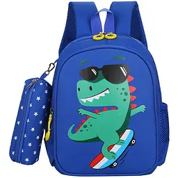 Дитячий рюкзак Evo-Kids Small Dino Skate Blue (2418-24 Blue Dino Skate) 