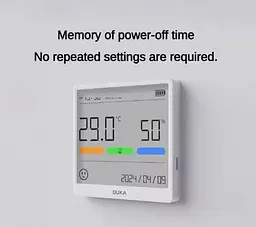 Термометр гігрометр годинник ATuMan THSE Temperature and Humidity Clock - мініатюра 3
