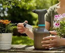 Обприскувач акумуляторний Gardena EasyPump ручний з латунним соплом 1 л (11114-20.000.00) - мініатюра 5