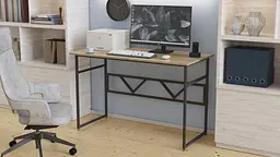 Комп'ютерний стіл Ferrum-decor Райан 75x120x60 чорний ДСП Дуб Сонома 16мм (FRD-103682)