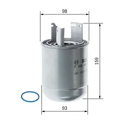 Фільтр паливний Bosch F026402289 - мініатюра 5