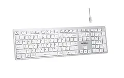 Клавіатура A4Tech FBX50C White [94308] - мініатюра 3