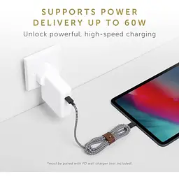 Кабель USB-C to USB-C Native Union Belt Cable Cosmos Black 1.2 м (BELT-C-CS-BLK-2-NP) - мініатюра 6