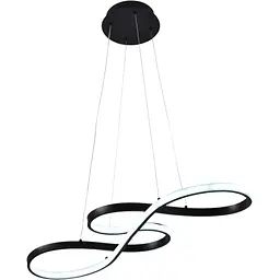 Світильник стельовий Miorro LED Amare з пультом ДУ та APP 64W 700х200мм чорний (51-313-010) - мініатюра 2
