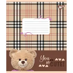 Зошит Yes Yes You are cute А5 12 аркушів лінія (767892) - мініатюра 2