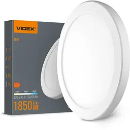 Світильник LED Videx круглий DL6R 18W 3000K-4000K-6500K White (VL-DL6R-18CW)