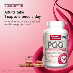 Пірролохінолінхінон Jarrow Formulas PQQ 10 мг 30 капсул - мініатюра 6