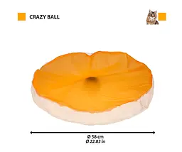 Електронна іграшка для котів Ferplast Crazy Ball Ø 58 см 85044099 - мініатюра 2