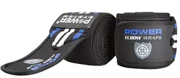 Бинти на лікоть Power System PS-3600 Elbow Wraps Blue/Black (пара) (PS-3600_Blue-Black) - мініатюра 4