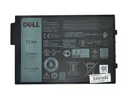 Акумулятор для ноутбука Dell Latitude 5424 7WNW1, 51Wh (4342 mAh), 3cell, 11.4V, Li-ion, чорний