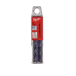 Свердло по металу HSS-R MILWAUKEE DIN338, діаметр 6,5х101х63мм, (10шт), пластикова коробка
