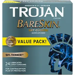 Упаковка 24 шт. Trojan BareSkin