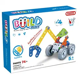 Дитячий конструктор Build&Play HANYE 74 детали det0004577 - мініатюра 3