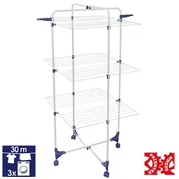 Сушарка для білизни підлогова Casa Si Athletic 3 White (CS92185E04)