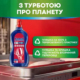 Somat Total Care Set 4-в-1: ополіскувач для посудомийних машин Rinser Extra-dry effect 750 мл + сіль для посудомийних машин Потрійна дія 1.5 кг + порошок для миття посуду в посудомийній машині Classic Pulver 2 кг + капсули для посудомийної машини Excellence 3-в-1, 70 шт. - мініатюра 9