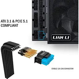 Блок живлення Lian Li EDGE1300 1300W 80 PLUS PLATINUM BLACK (G9P.EG1300.BE00.EU) - мініатюра 12