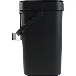 Відро для сміття MBM My Home з кришкою 5 л антрацит (BIN-11 5L ANTHRACITE) - мініатюра 2