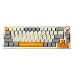 Ігрова механічна клавіатура Kondor Moonlight PRO / Три режими підключення / Yellow Switch / Yellow Grey