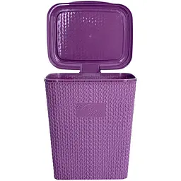 Кошик для порошку Violet House Віолетта Plum 8 л фіолетовий (0028 Віолетта PLUM) - мініатюра 3