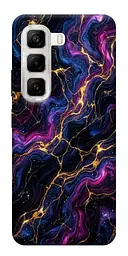 TPU чохол Demsky Purple space marble для Infinix Hot 50 4G