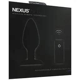 Анальна пробка з вібрацією та дистанційним керуванням Nexus Ace Remote Control Vibrating Butt Plug l, 14х5 см, чорний - мініатюра 3