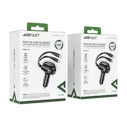 Зарядний пристрій Acefast 3xUSB 53W (2xUSB-C+USB-A) + cable USB-C 2in1 B13 (6974316282921) - мініатюра 6