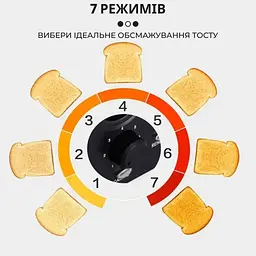 Тостер Sokany HJT-008S 800 Вт - мініатюра 3
