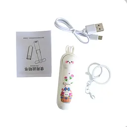 Маленький вентилятор на акумуляторі USB міні вентилятор брелок - мініатюра 5