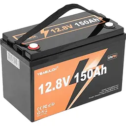 Акумулятор Yeagulch LiFePO4 12V (12.8V/150Ah/1920Wh) (YEAGULCH-12.8V/150Ah) - мініатюра 2