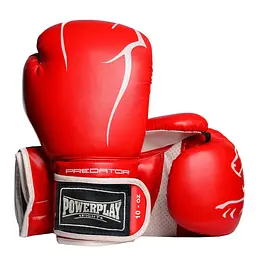 Рукавиці боксерські Power Play PP 3018, Red - 12 унцій