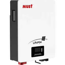 Акумулятор Must LiFePO4 24V (25.6V/200Ah/5120Wh) (LP16-24200) [123426] - мініатюра 2