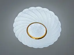 LED люстра Diasha W-21 біло-золота 58Вт - мініатюра 3