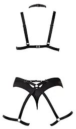 BDSM набір Cottelli Lingerie Bondage Set S-L (чорний) - мініатюра 8