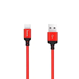 USB Cable Hoco X14 Times Speed Type-C Red/Black 1m
