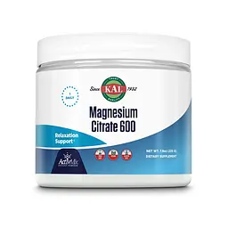 Магній 600 мг KAL (Citrate) - 225 г, для м’язів і нервової системи