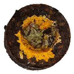 Чай Jinglong Tea Factory Шу Пу Ер Цзин Лун із жовтою хризантемою - 10 шт. - мініатюра 2