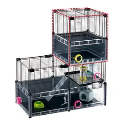 Модуль розширення для модульних клітов для гризунів Ferplast Multipa Hamster Roof Extension 37,5x37,5x41 см 57008017 - мініатюра 3