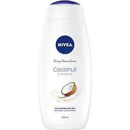 Гель-догляд для душу Nivea Крем та Кокос з маслом жожоба, 500 мл (83665)