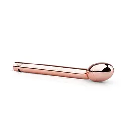 Вібратор EasyToys Rosy Gold Nouveau G-spot 22 см золотистий - мініатюра 3